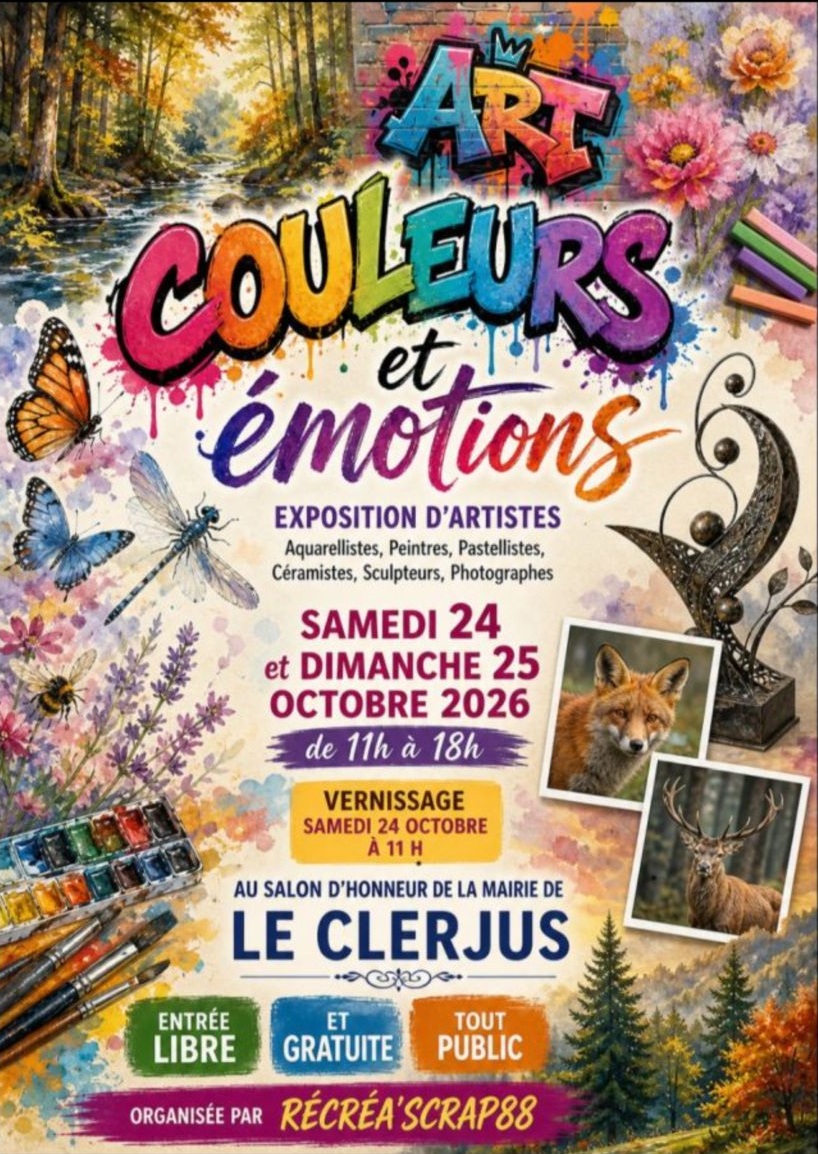 Vous consultez actuellement Exposition d&rsquo;Artistes : Couleurs et émotions